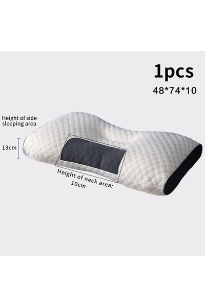 Choice 48x74cm Blue 48x74x10cm New Neck Pillow Help Sleep And Protect The Neck Cervical Orthopedic Househol