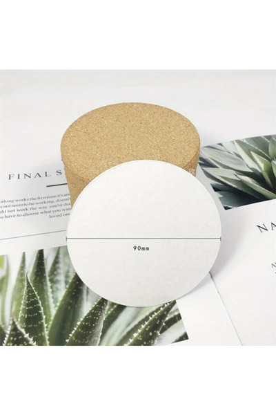 Choice 10 قطع 10/50 قطعة دائرية لاصقة ذاتية اللصق وسادة الفلين المضادة للانزلاق غسالة الفلين 1 مم زجاج سيراميك