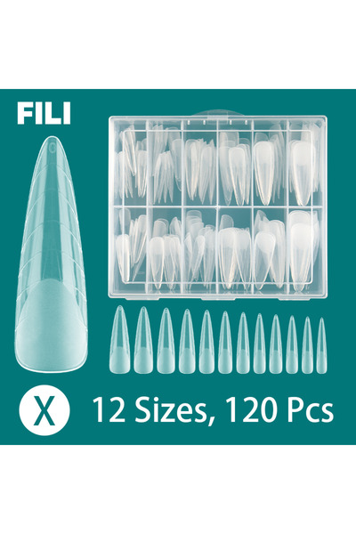 Choice أداة مانيكير قابلة لإعادة الاستخدام غطاء كامل ستيليتو كوفين لوز جيل أظ...