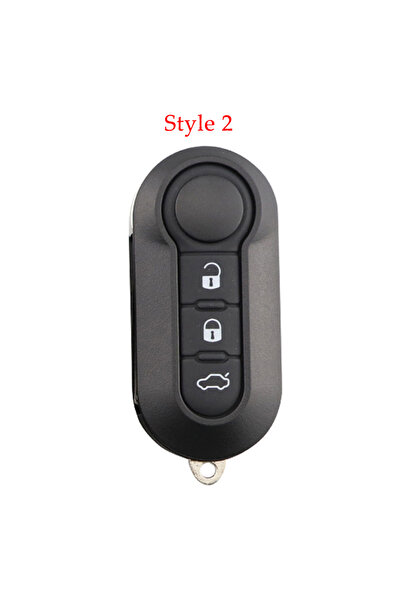Choice24 غطاء مفتاح سيارة YIQIXIN بثلاثة أزرار، طراز 2، مناسب لسيارات فيات 50...