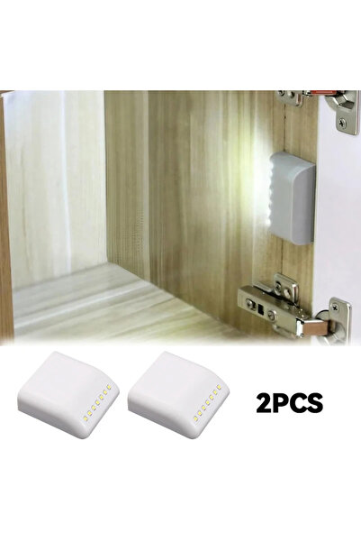 Choice 2pcs Cool White(5500-7000K) LED cabinet light Wireless Motion Automati...