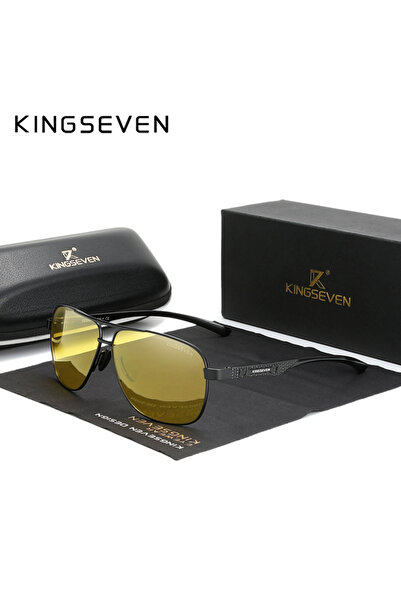 Choice نظارات شمسية أخرى KINGSEVEN للرؤية الليلية للرجال من الألومنيوم المستق...