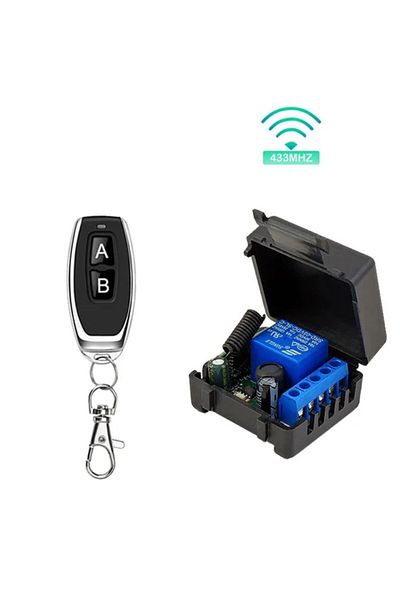 Choice 1Remote 1 Receiver 433 Mhz Universal Gate Remote Control Switch DC 12V 10A Relay Receiver Mini Modul