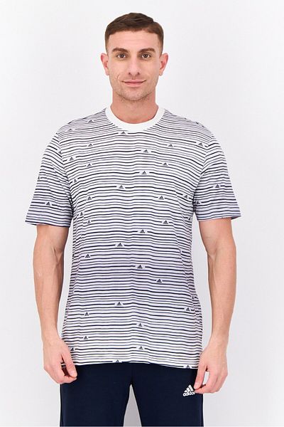 adidas Men Sportswear Fit Short Sleeve Outdoor T-shirt, Black/white