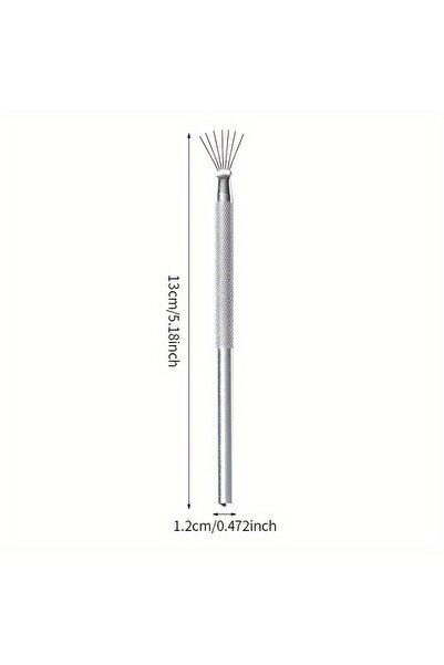 Choice فرشاة رسم أظافر احترافية مكونة من 7 دبابيس بطرف ثلاثي الأبعاد وقلم رسم...