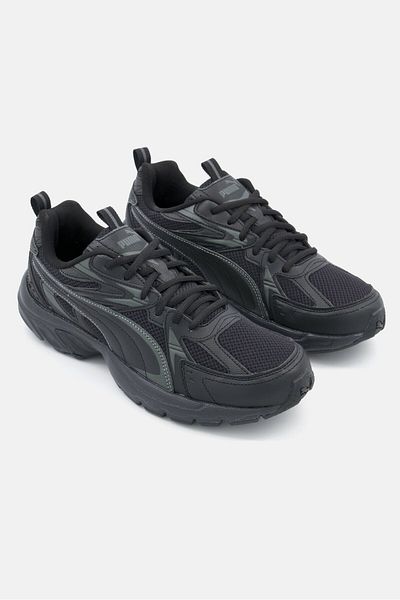 Puma Men Milenio Tech Lace Up Sports Shoes, Black