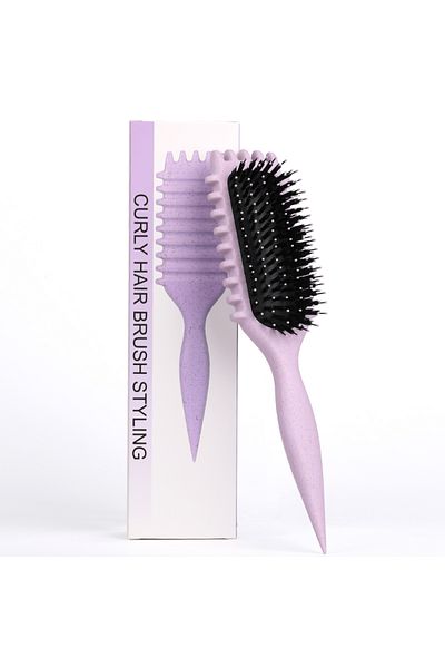 Choice purple Curly Hair Styling Brush Curl Hair Brush for Combing and Shaping Men's and Women's Curls Redu