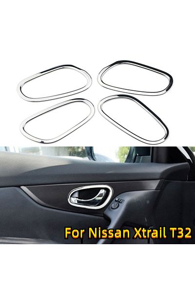 Choice For Nissan Xtrail X-trail T32 Rogue Sport Qashqai J11 2014-2021 Chrome Inner Door Handle Cover Ca...