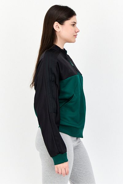 adidas Women Sportswear Fit Long Sleeves Training Track Jacket, Green