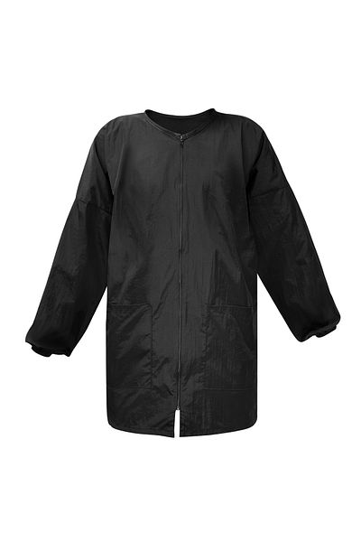 Choice Black Haircutting Capes Waterproof Hairdresser Cutting Gown With Sleeved Antistatic Hairstyling Clot