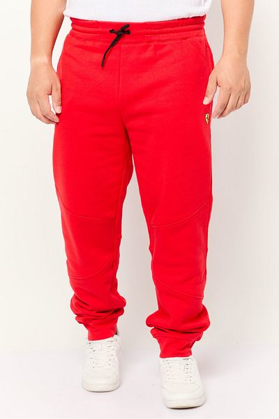Scuderia Ferrari Men Sportswear Fit Training Pants, Red
