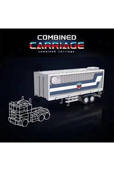 Choice1 77036 1766 قطعة متوافقة مع شاحنة أوبتيموس، نموذج بناء عربة مشتركة، لع...