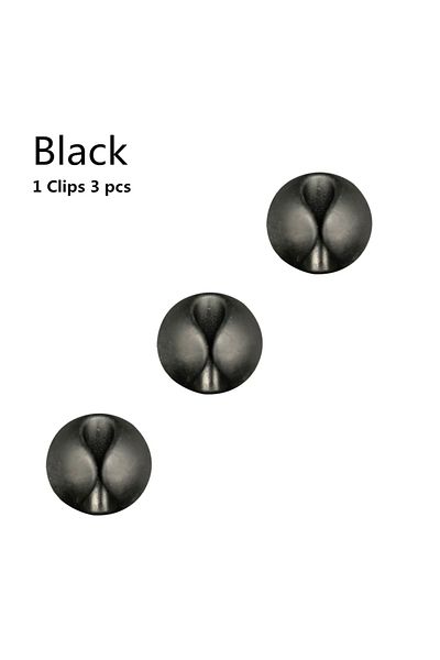 Choice 1 clips - 3Pieces Silicone USB Cable Organizer USB Charging Cable Winder Desktop Tidy Management Cli
