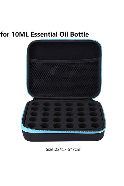 APWIKOGER Blue 30 slots 60/30 Bottles Essential Oil Case 15/10ml Essential Oil Collecting Bags Portable Storag