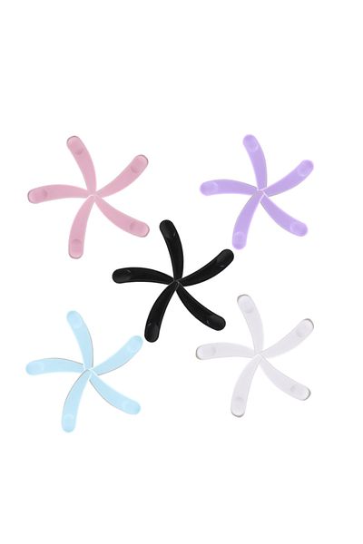 Choice 25pcs Color Mixing Hot sale 25pcs/batch exquisite fashion crescent spoon face cream spoon mini cosme