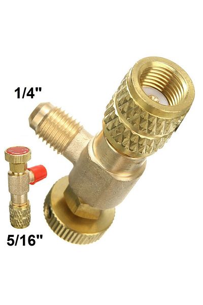 Choice HS R410a R32 Refrigeration Tool Air Conditioning Safety Valve Adapter Fitting Refrigeration Charg...