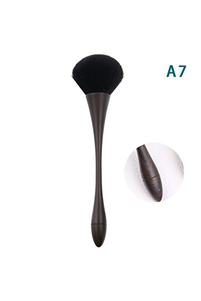 Choice فرشاة تنظيف الأظافر A7 7 Style لمستحضرات التجميل والمانيكير بمقبض طويل...