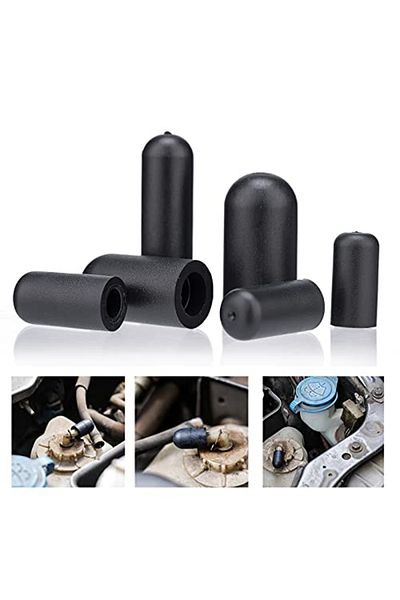 NIGHTKIST 105 PCS Rubber Vacuum Cap Plug Kit Assorted Vacuum Plugs Hose End Cap Modern High Quality Rubber ...