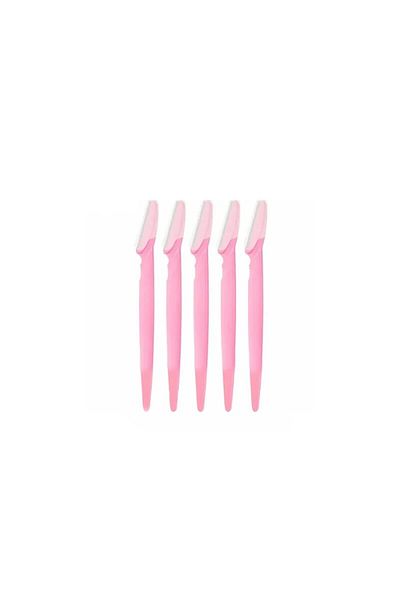 Choice 5pc 5pcs Safe Eyebrow Razor Straight Handle Scratch-proof Eyebrow Razor for Men and Women Novice Beg
