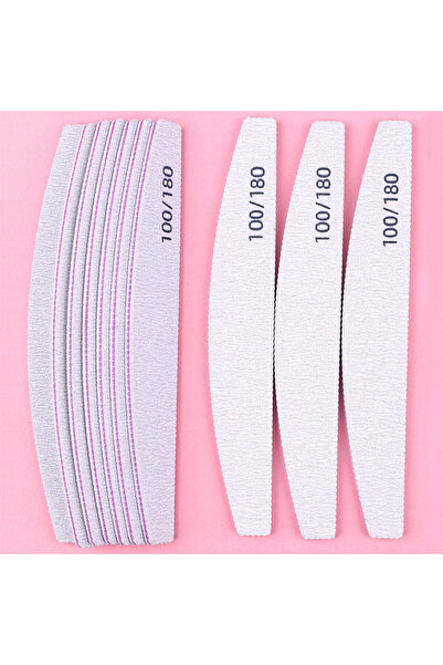 Choice 100-180 10 قطع مبرد أظافر مزدوج الجوانب للتقليم، ورق صنفرة سميك 100/18...