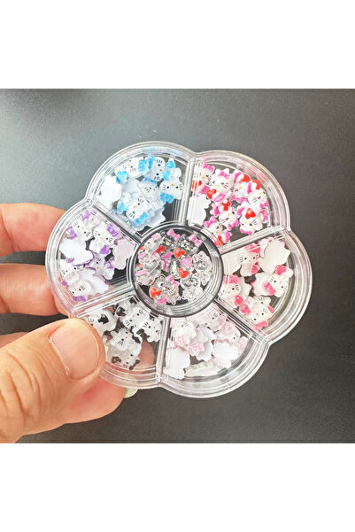 Choice صندوق K (70 قطعة) من مجوهرات تزيين أظافر Hello Kitty من Sanrioed DIY K...