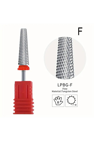 Choice1 رؤوس مثقاب أظافر طويلة للغاية من كربيد التنجستن مقاس 24 مم، مقاس F 5 ...