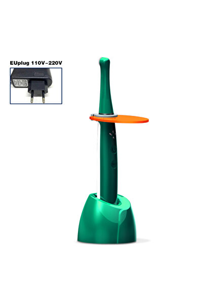 Choice1 Green EU plug EXP Dental Wireless LED Light Curing 1 Second Light Cur...
