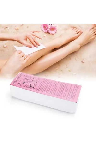 Choice 100Pcs Professional Hair Removal Waxing Strips Non-woven Fabric Waxing Papers Depilatory Beauty T...