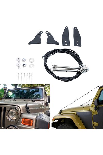 SOYAVISION Limb Risers Kit fit for JK Jeep Wrangler Parts 2007-2018 Limb Risers Through the jungle Protector...