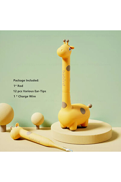 Choice منظف الأذن الأصفر Bebird D3 Pro أداة تنظيف وإزالة شمع الأذن عالية الدق...