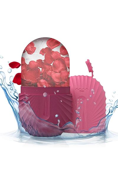 Choice Rose Ice Face Roller Ice Cube Beauty Massage Silicone Ice Mold For Eye Puffiness Ice Facial Roller S
