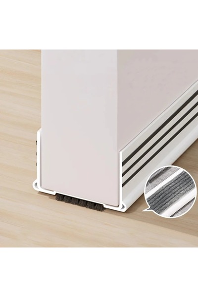 Choice22 WHITE 1pc 93cm New Door Seal Strip Flexible Anti Collision Door Draf...