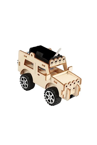 Choice نموذج سيارة جيب خشبية، تكنولوجيا مبتكرة، إنتاج صغير، سيارة جيب كهربائية، لعبة، تجربة علمية للطلاب