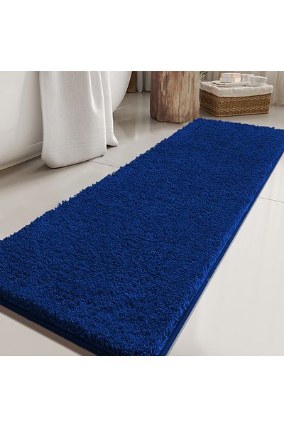 Choice 40cm x 60cm Blue Thickened super absorbent super non-slip bathroom mat carpet non-slip durable toile