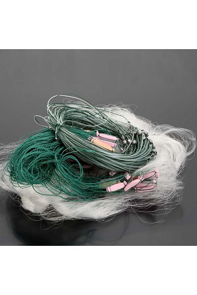 Choice Size 2 Lixada 25m 3 Layers Fish Net Monofilament Fishing Fish Gill Net with Float Lightweight Fishin