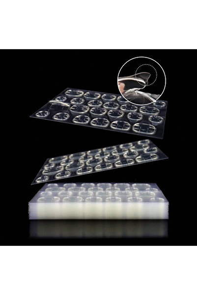 Choice أبيض - 12 ورقة 12 ورقة / 288 قطعة من غراء هلامي فائق الالتصاق للأظافر ...