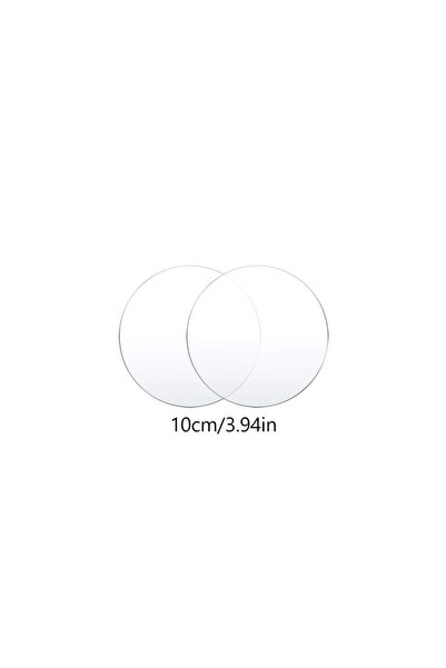 Choice 2pcs A 2pcs Acrylic Round Cake Disc 4/6/8/10inch Reusable Happy Birthday Cake Base Plate DIY Cakes T
