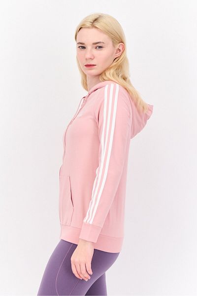 adidas Women Sportswear Fit Long Sleeves Outdoor Hoodie, Rose Gold