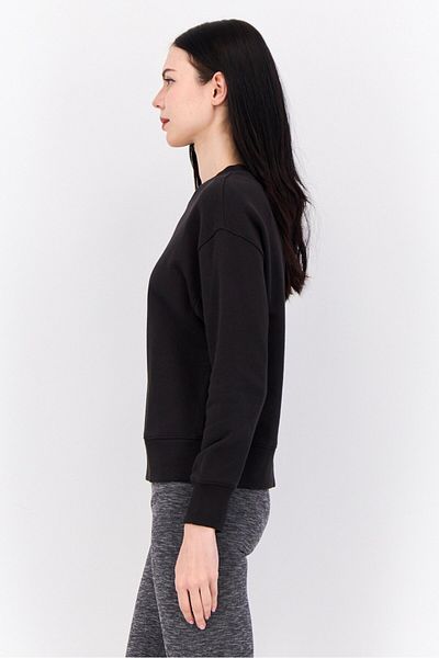 Puma Women Sportswear Fit Long Sleeve Outdoor Sweatshirt, Black