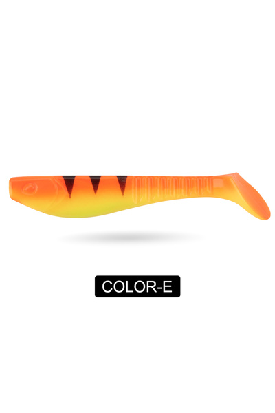 Choice طُعم صيد سمك الشبوط الناعم Color-E Spinpoler مقاس 5 بوصات من نوع Minno...