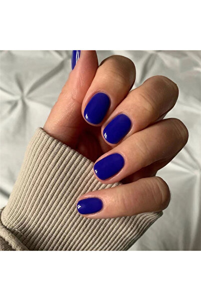 Choice PDJ2850 24 قطعة/مجموعة أظافر صناعية قصيرة برأس دائري بلون واحد من الأك...