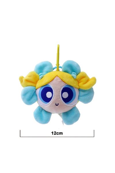 Choice 12cm Flower Bubbles 12cm Original Flower Design Powerpuff Girls Plush Keychain Pendant Car Keychain