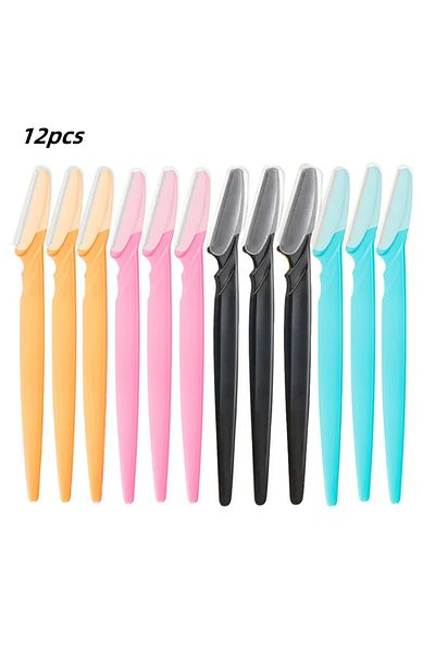 Choice Multi-12Pcs 30/12/10 Pcs Random Color Set Multipurpose Eyebrow Razor Tools And Facial Razor With Pre