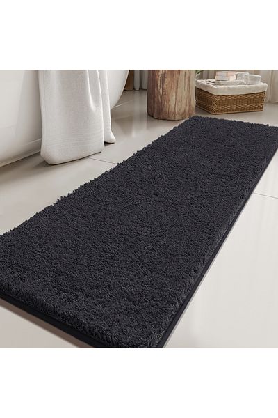 Choice 60cm x 90cm Dark Gray Thickened super absorbent super non-slip bathroom mat carpet non-slip durable