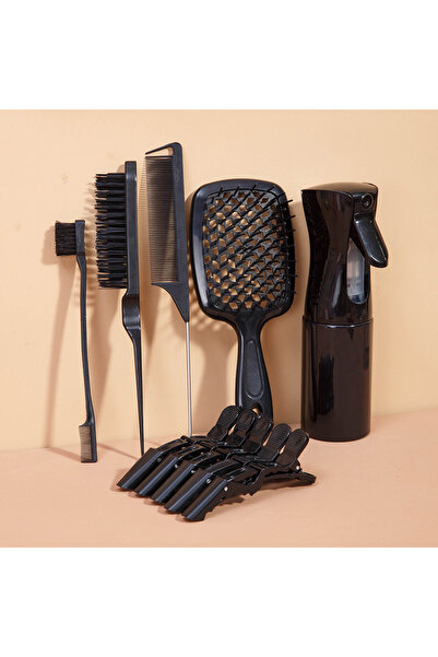 Choice مجموعة تصفيف الشعر السوداء المكونة من 11 قطعة، أمشاط فك التشابك ومقاوم...