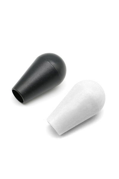 Choice white black 2PCS Ball Bat Top Head Round Oval Knob For Arcade Stick Sanwa Zippy Joystick Command Zer
