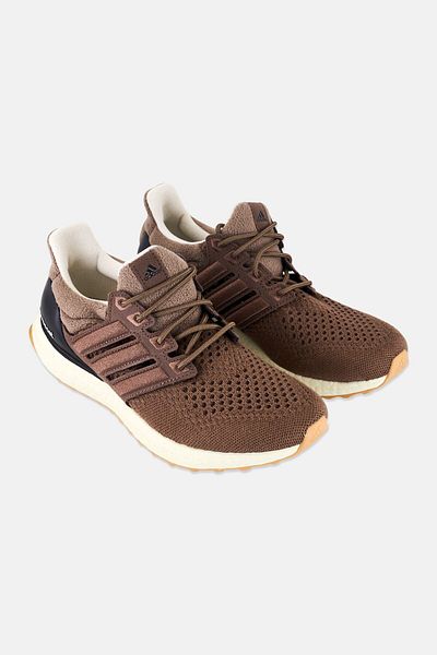 adidas Men Ultra Boost 1,0 Lace Up Running Shoes, Brown