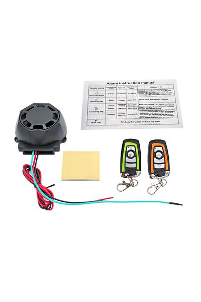 Choice 031ZZ General 12V alarm Motorcycle alarm with vibration alarm finding sensitivity can be adjusted fo
