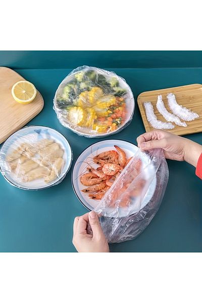 Choice 100Pcs 100pcs 100Pcs Elastic Fresh Keeping Bags Stretch Plastic Wrap Bowl Covers Food Storage Covers