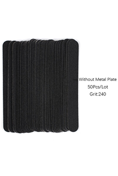 Choice Black Pads 240Grit 13.5CM Mini Replaceable Nail Art File For Manicure ...